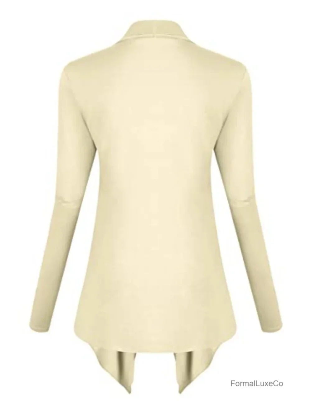 Urban CoCo Drape Front Cardigan Long Sleeve Viscose Spandex